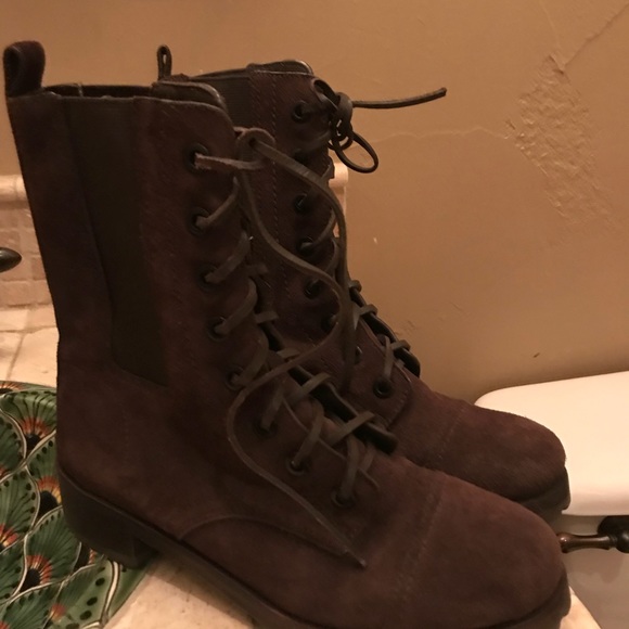 tory burch broome combat boots